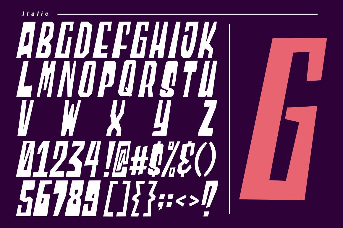 Blocky Font sample