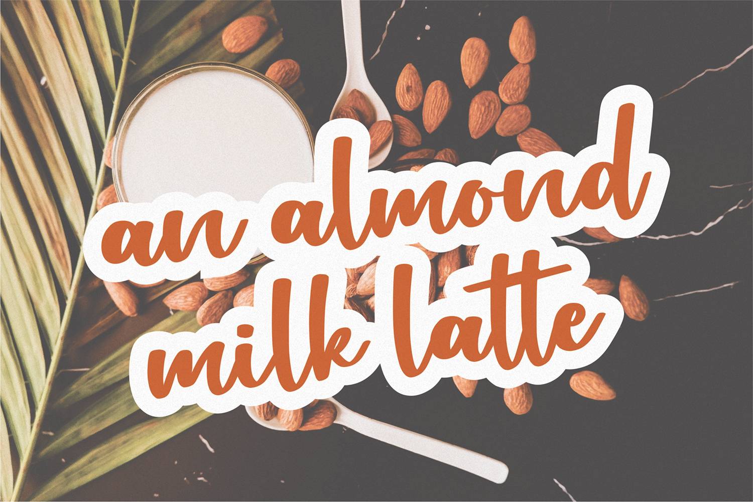 Bloomi Almond Font sample