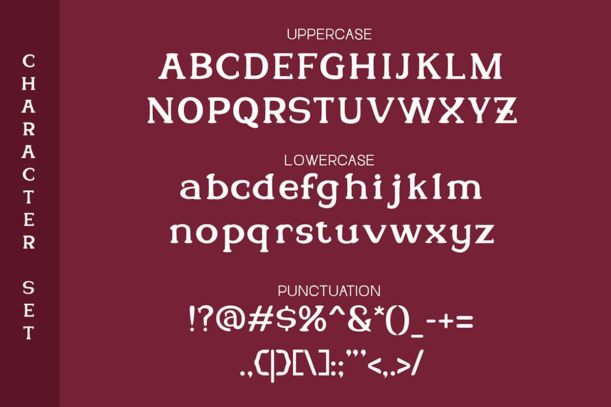Bloomy Lattey Font sample