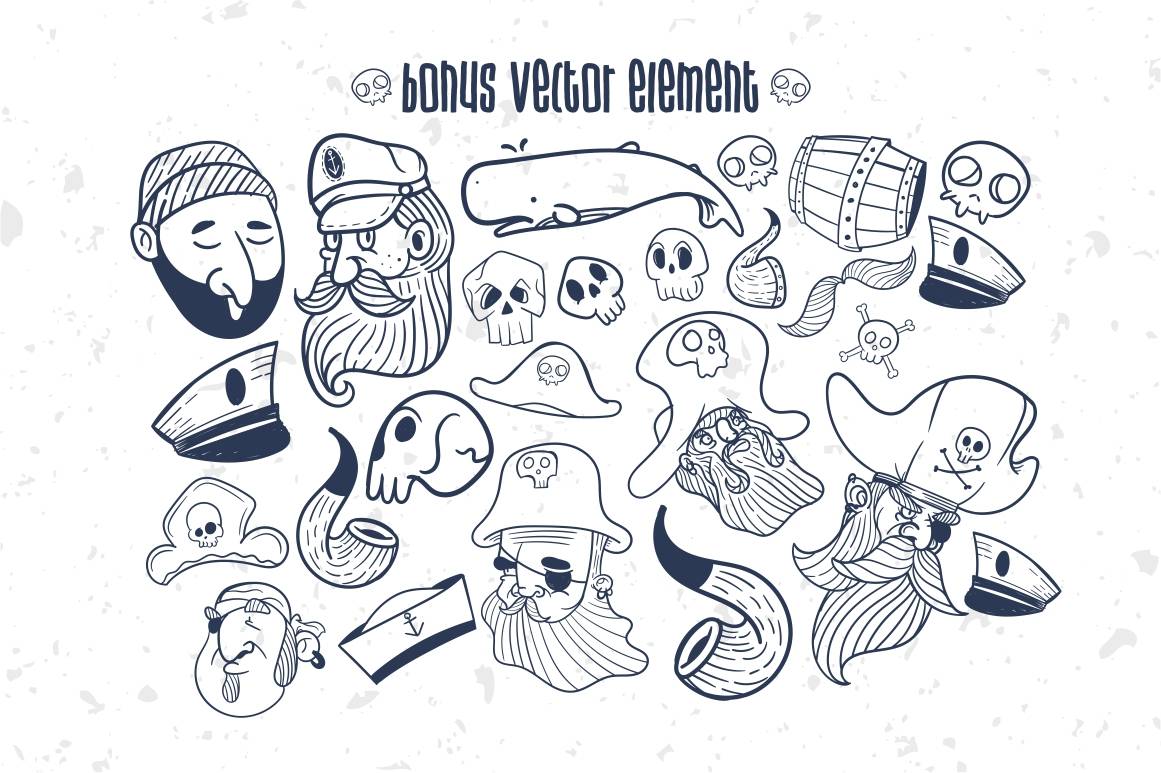 Blue Captain Typeface Font sample