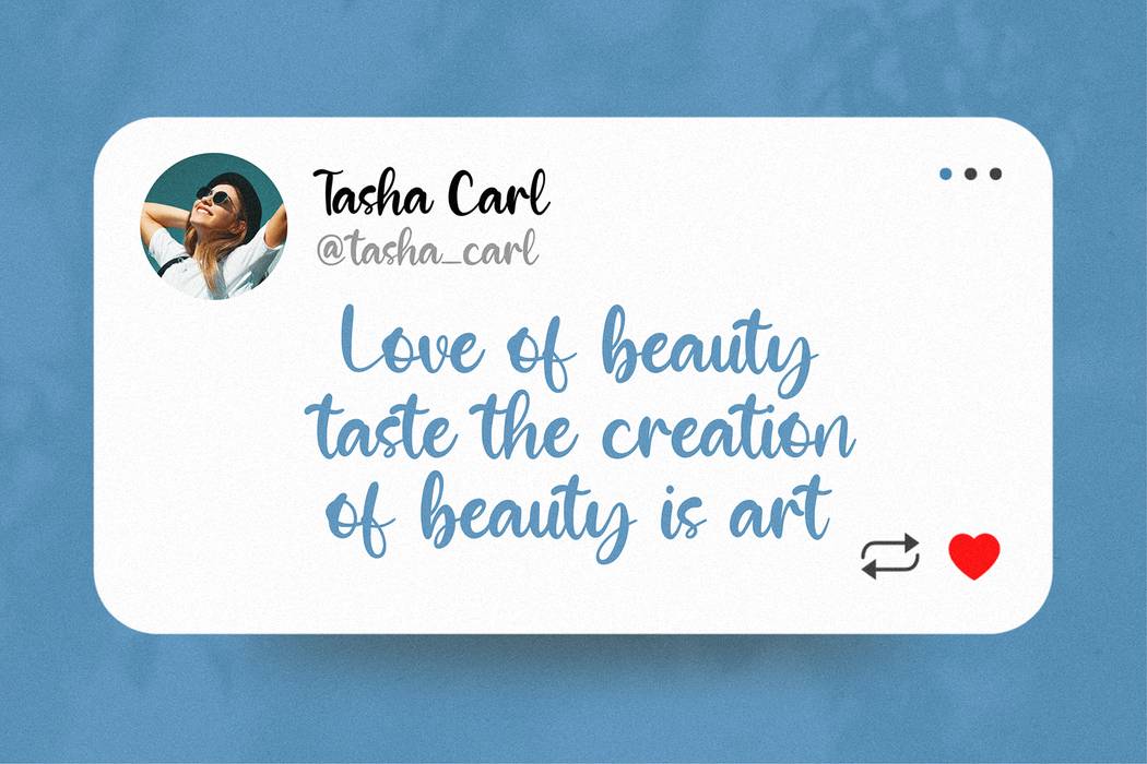 Blue Elfira Font sample