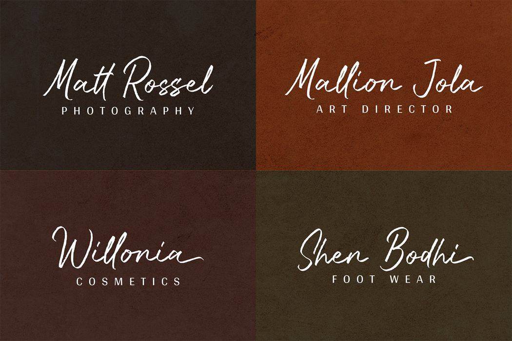 Bluehill Font sample