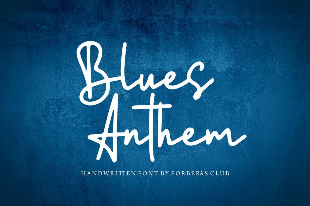 Blues Anthem Font sample