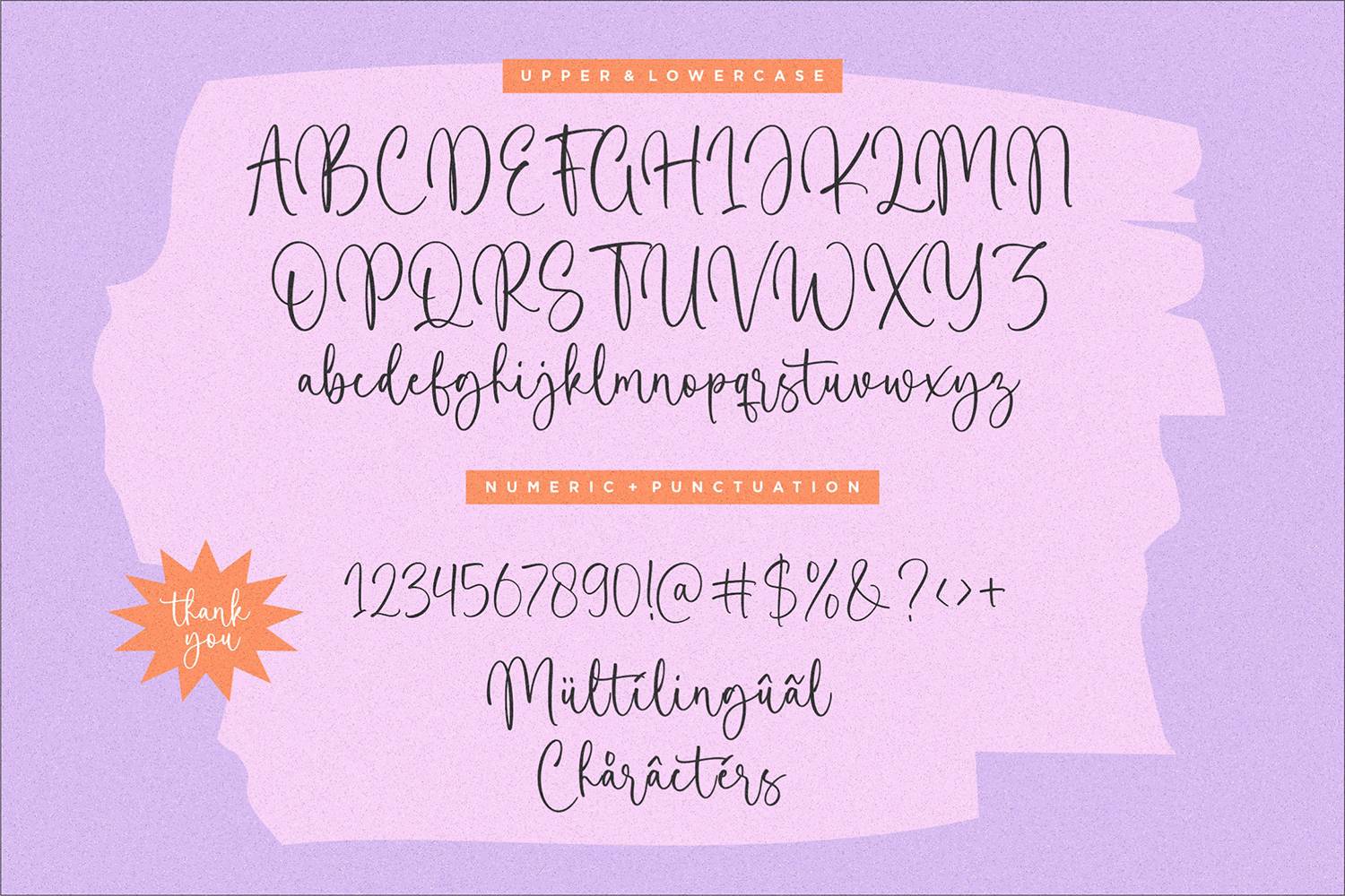 Blushing Woman Font sample