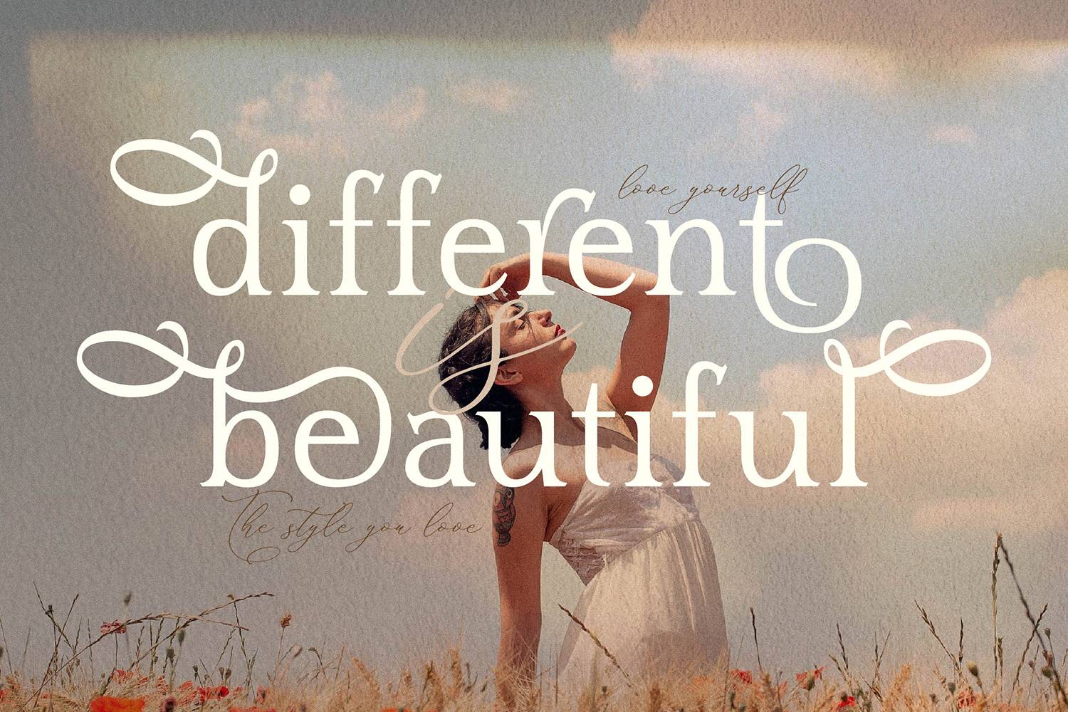 Blusvery Font sample