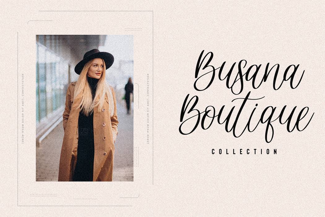 Blystnutter Font sample