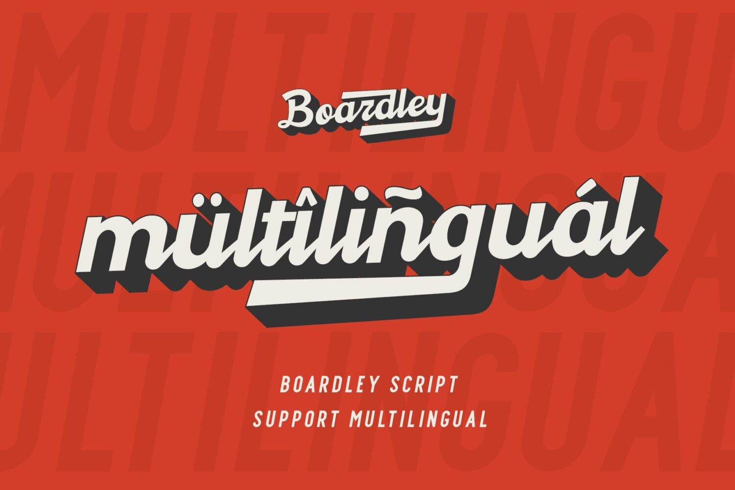 Boardley Script Font sample