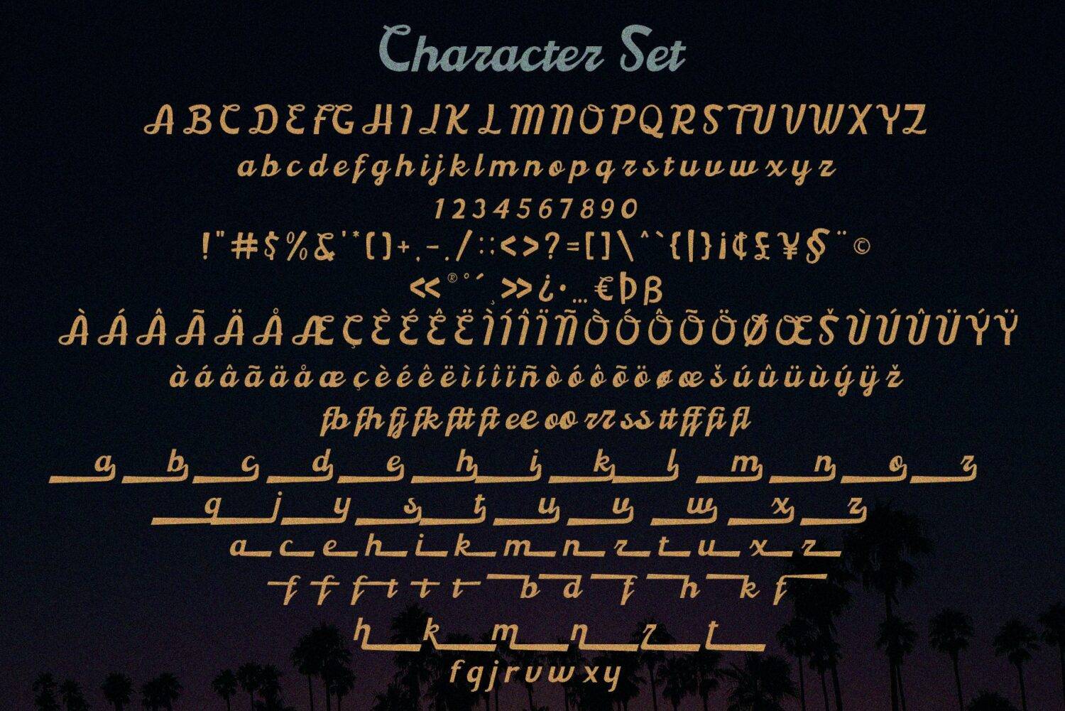 Boardley Script Font sample