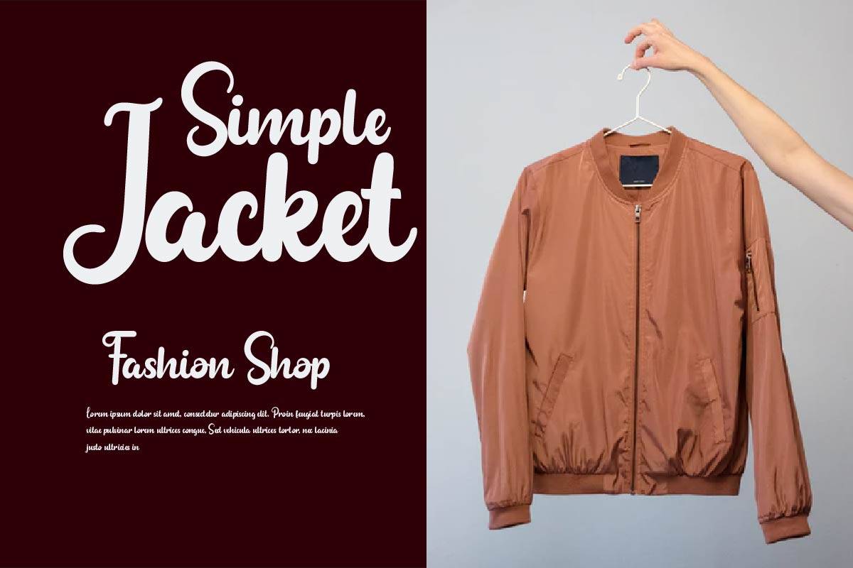 Boathick Font sample