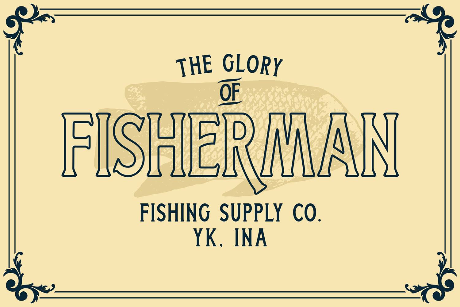 Boatman Font sample