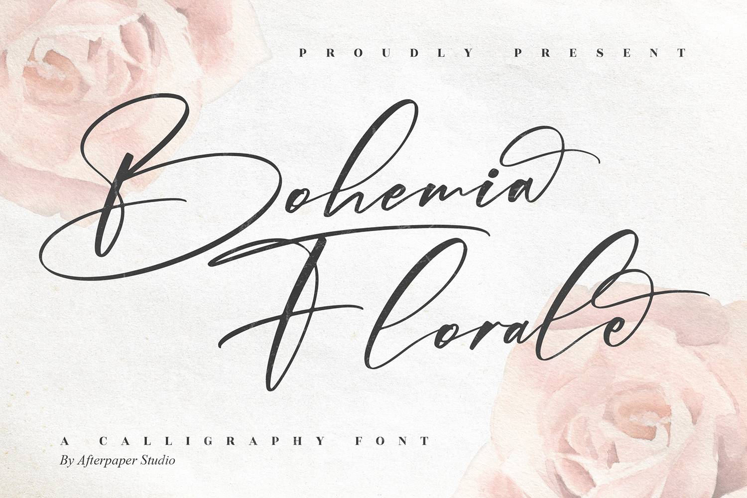 Bohemia Florale Font sample