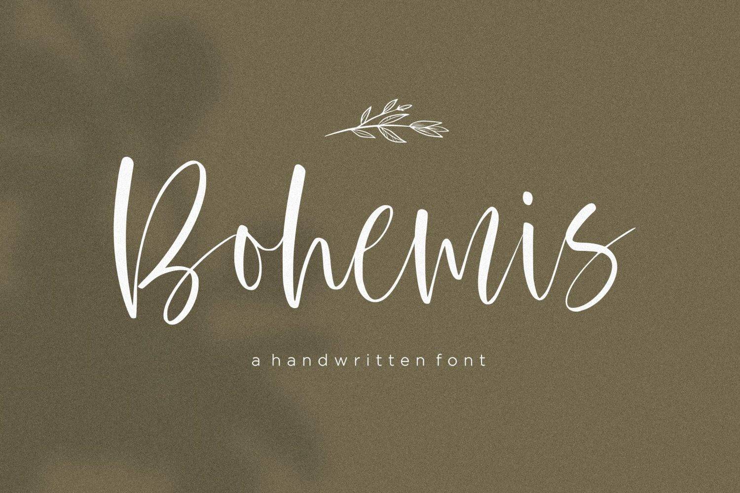 Bohemis Font sample