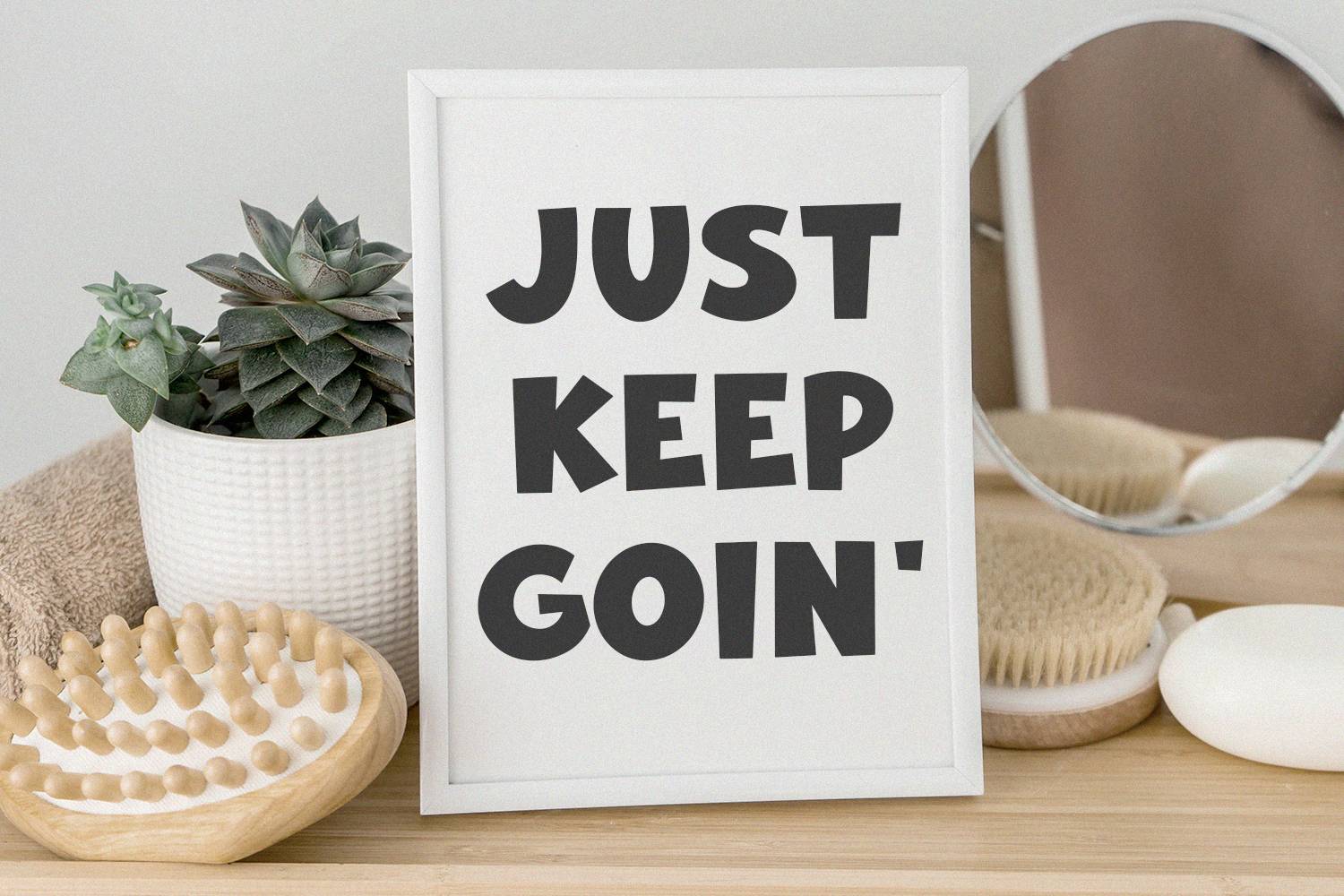 Bold Marker Font sample