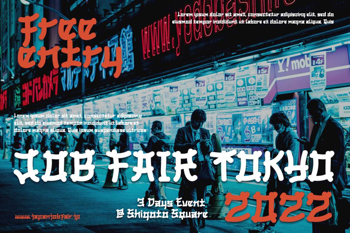 Bomadha Font sample