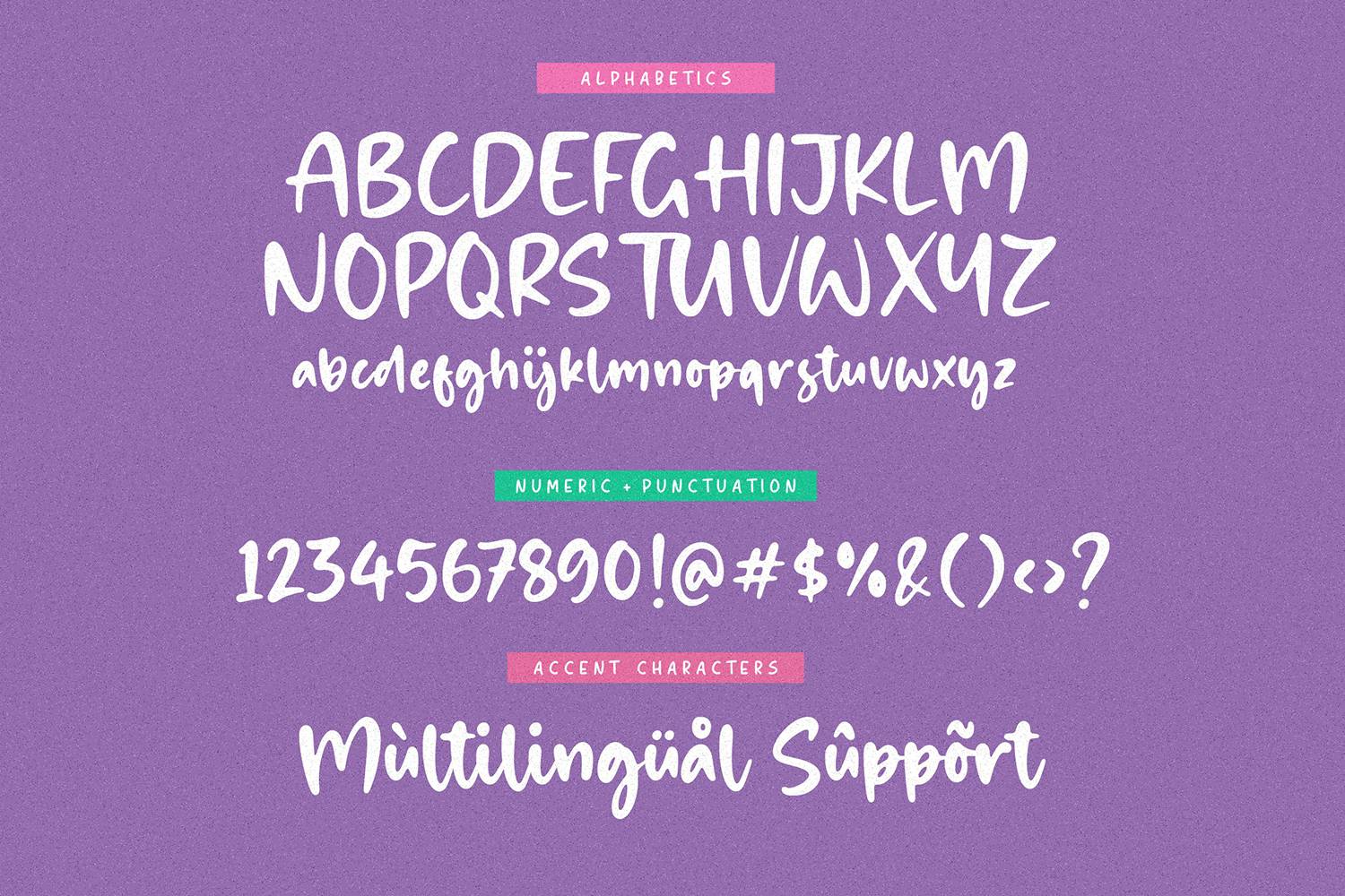 Bombslide Font sample