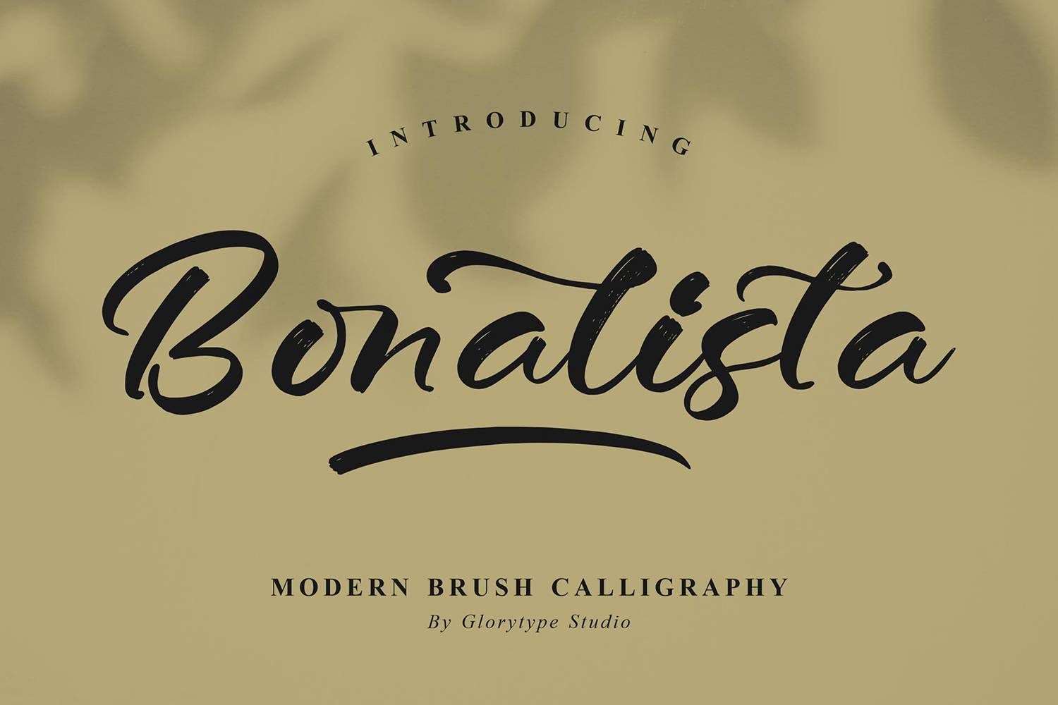 Bonalista Font sample