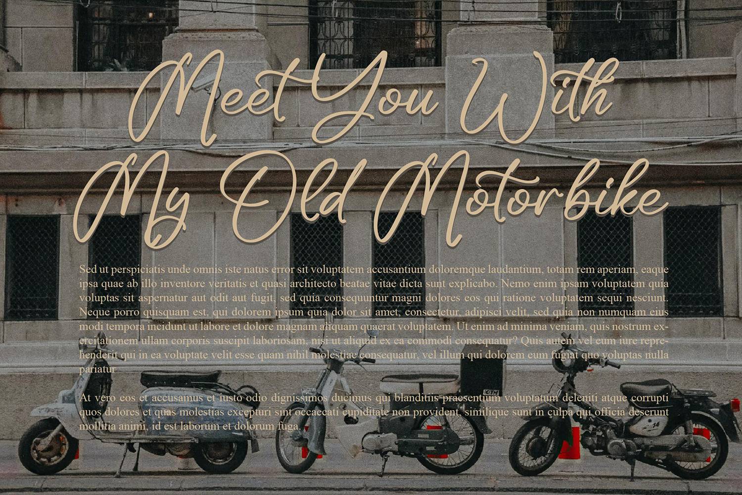 Bonestay Font sample