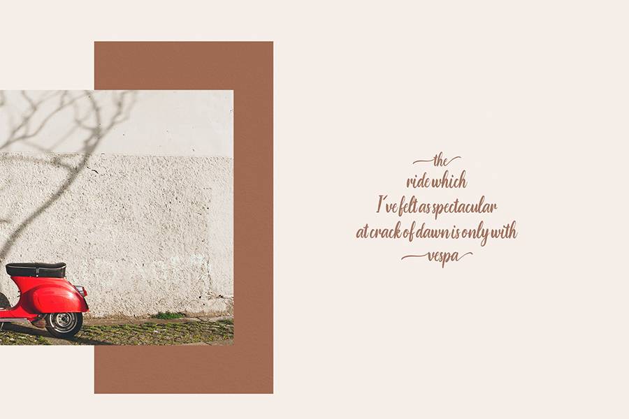 Bonillo Handlettering Script Font sample
