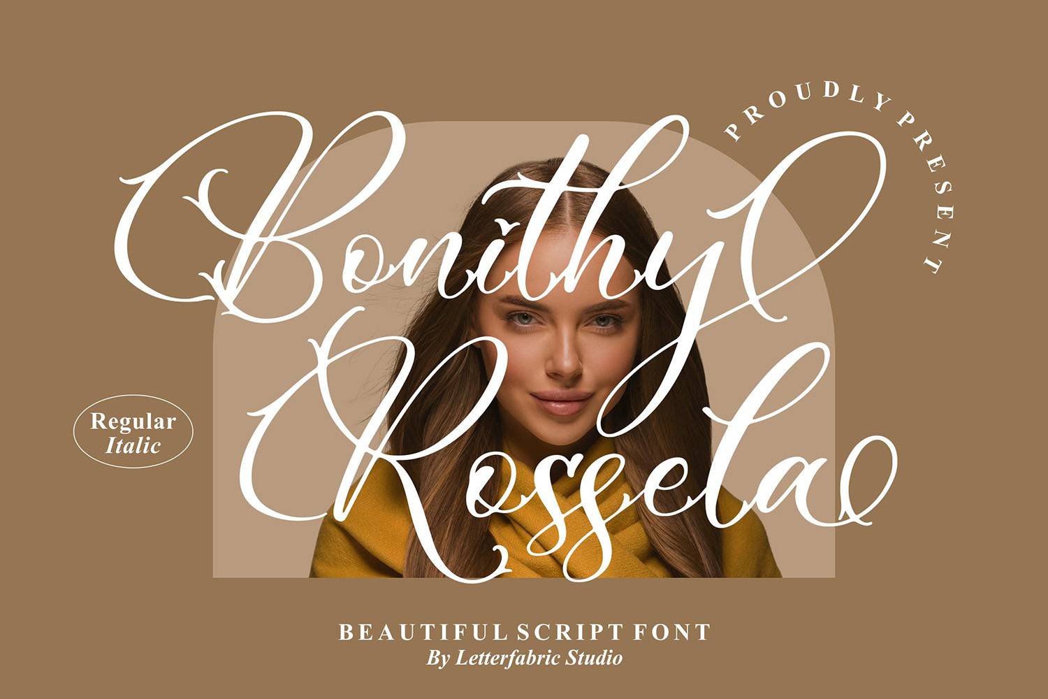 Bonithy Rossela Font sample