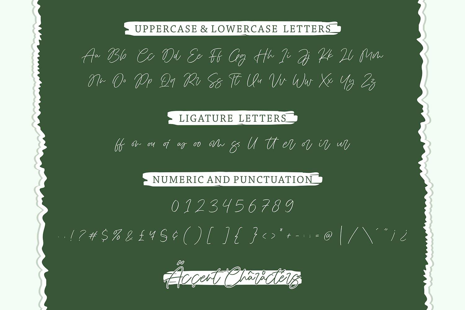 Bonjourno Font sample