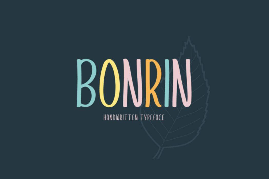 Bonrin Font sample