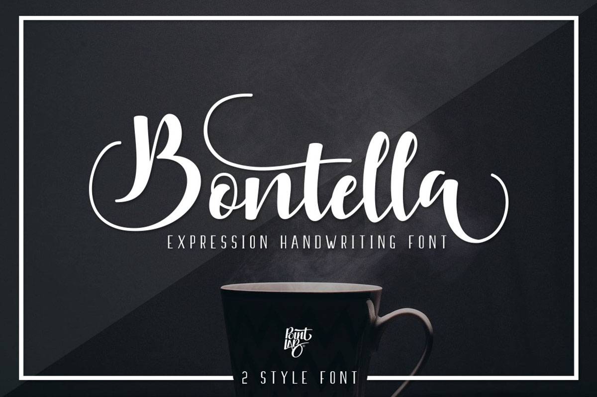 Bontella Font sample