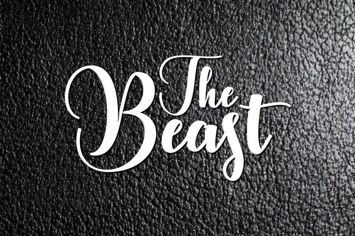 Bontella Font sample