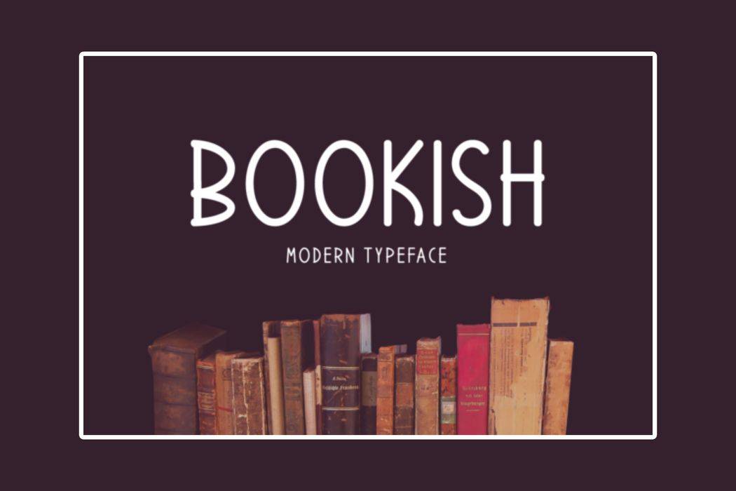 Bookish Font sample