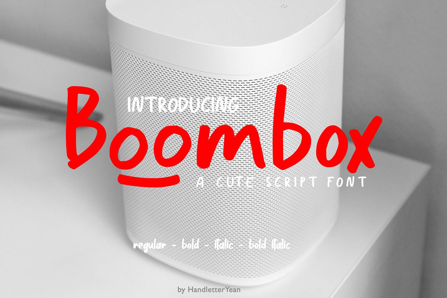 Boombox Font sample