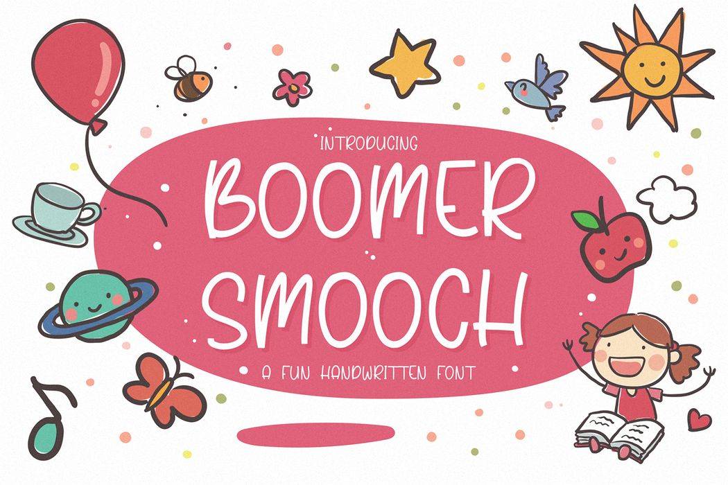 Boomer Smooch Font sample