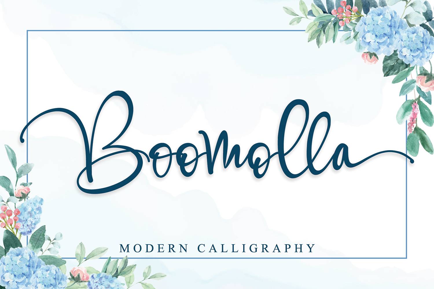 Boomolla Font sample