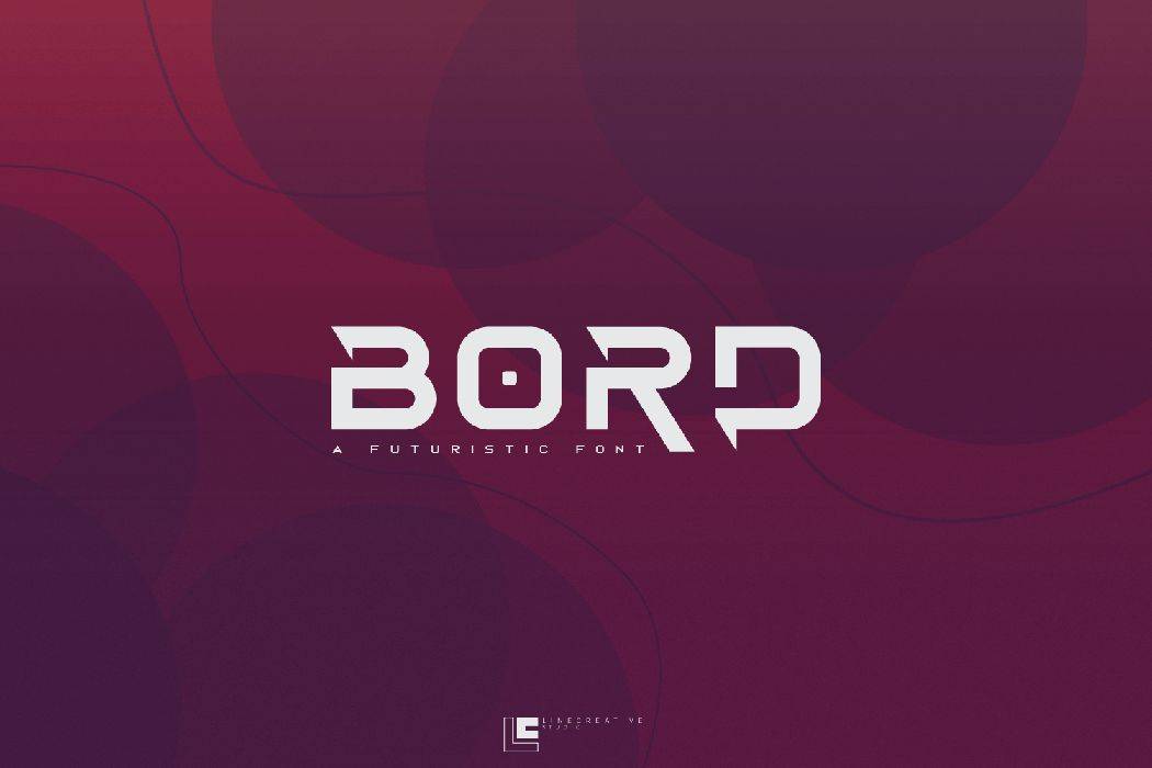 Bord Font sample