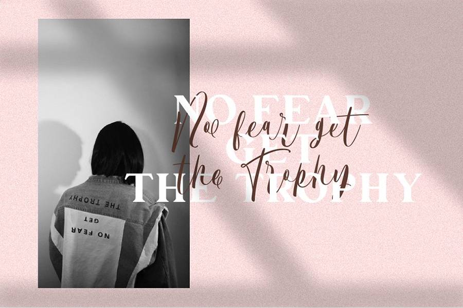 Bordellia Script Lettering Font sample