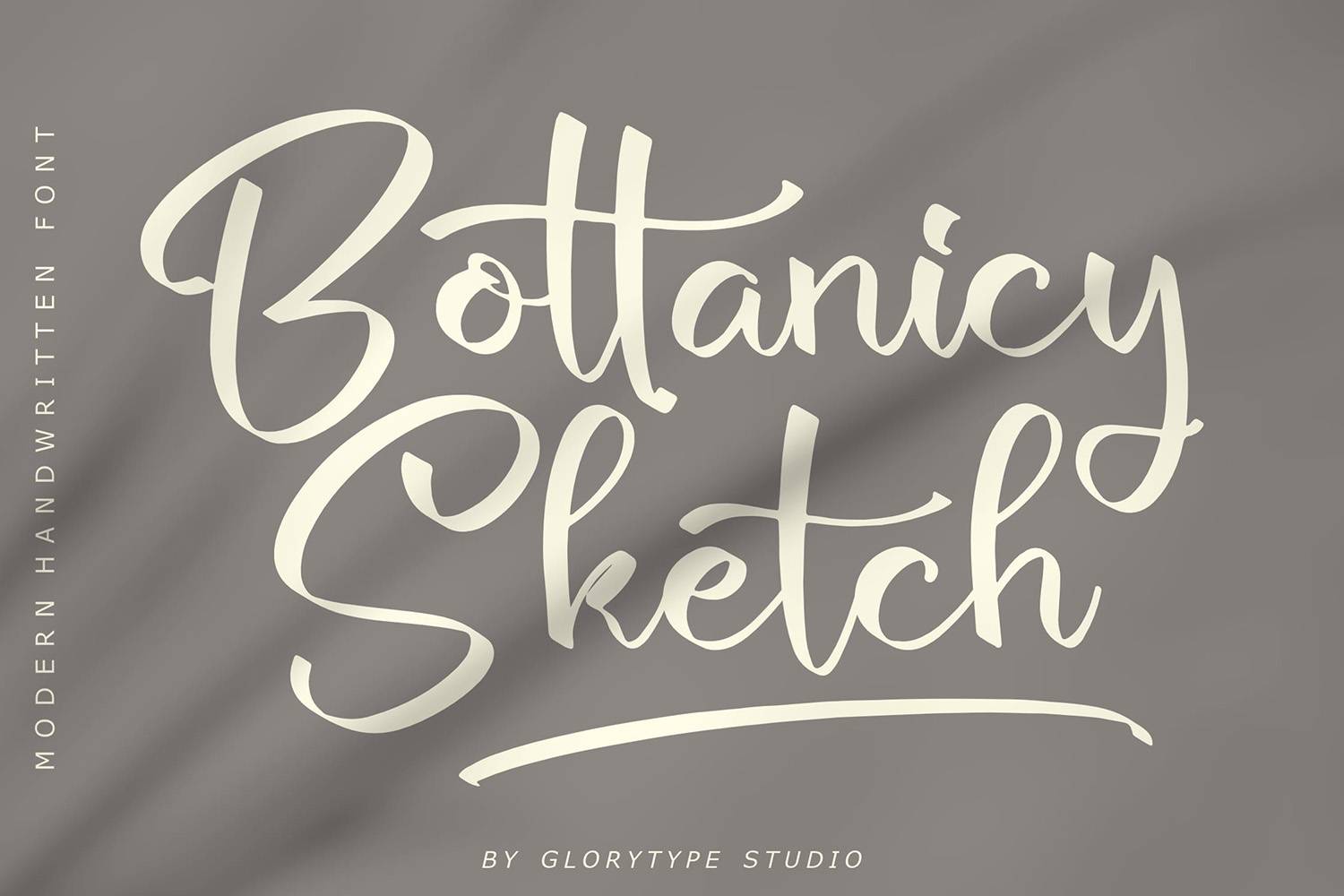 Bottanicy Sketch Font sample