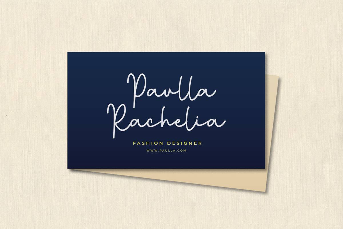 Bougenville Font sample