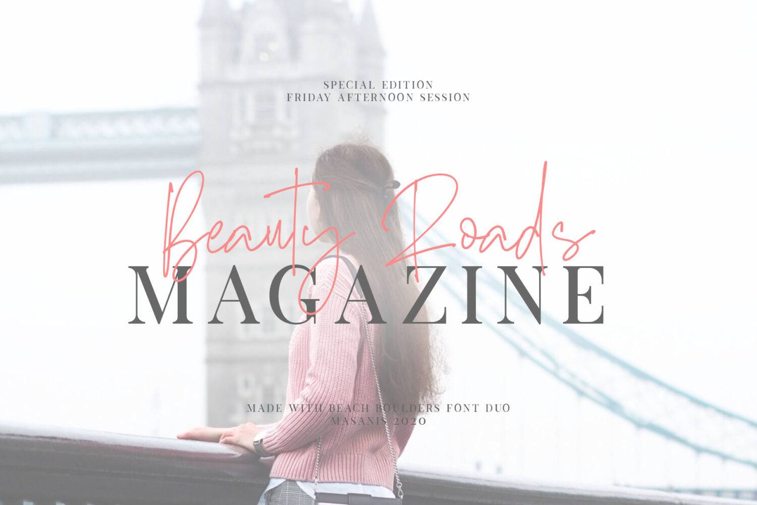 Boulders Beach Font sample