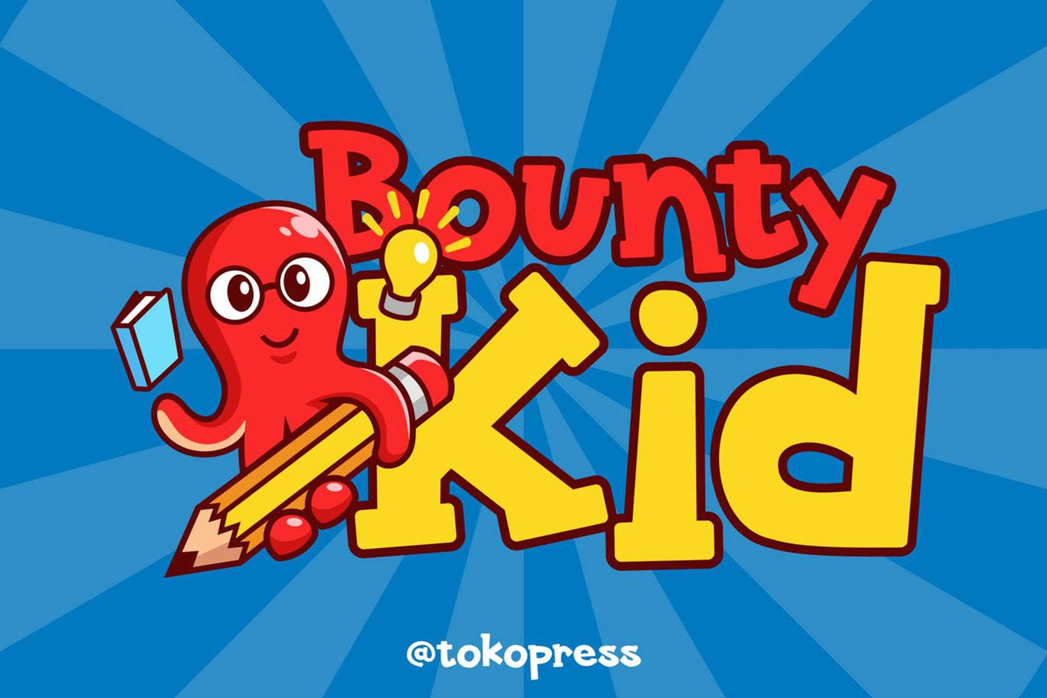 Bounty Kid Font sample