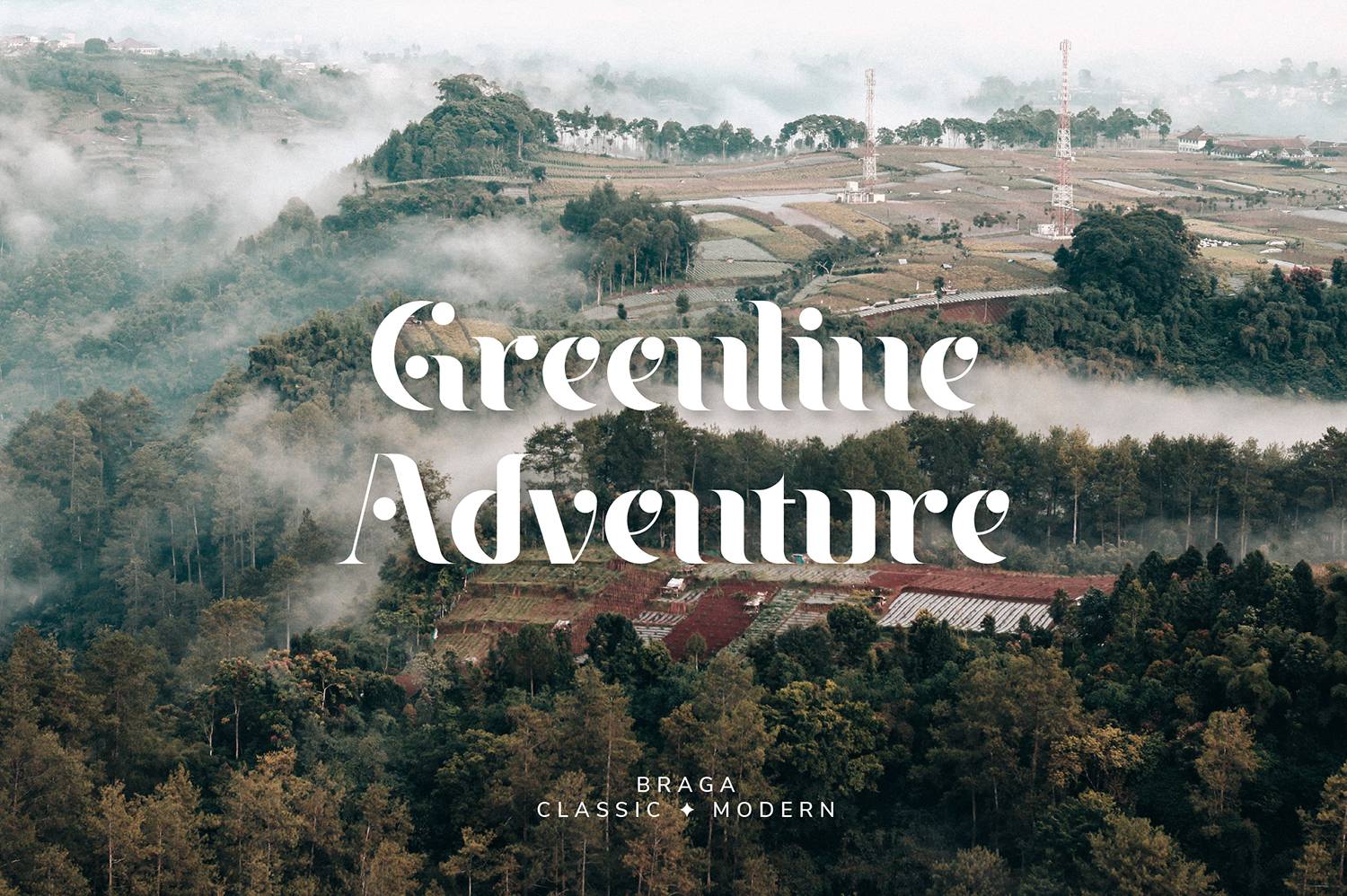 Braga Serif Font sample