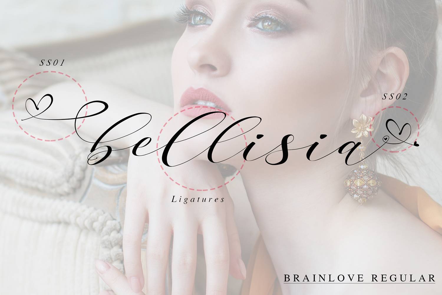 Brainlove Font sample