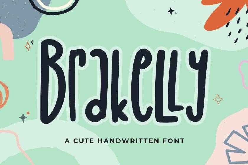 Brakelly Font sample