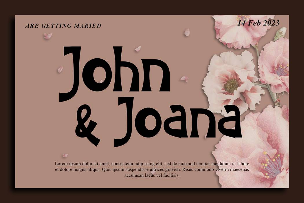 Brams Pop Font sample