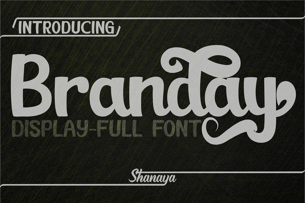 Branday Font sample