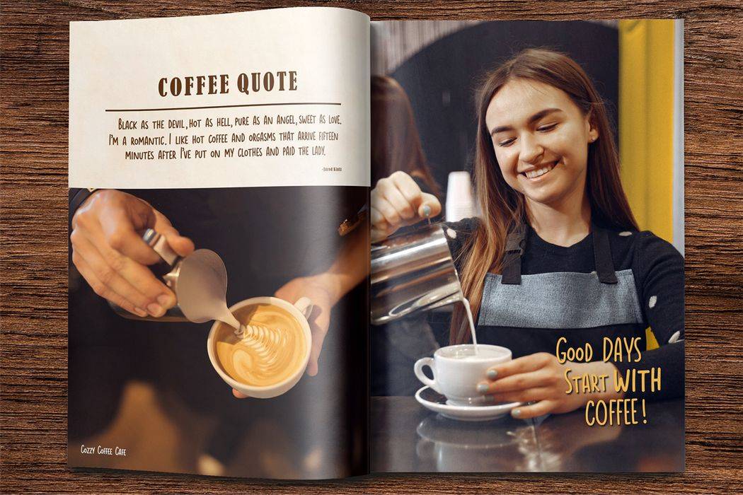 Brandy Coffee Font sample