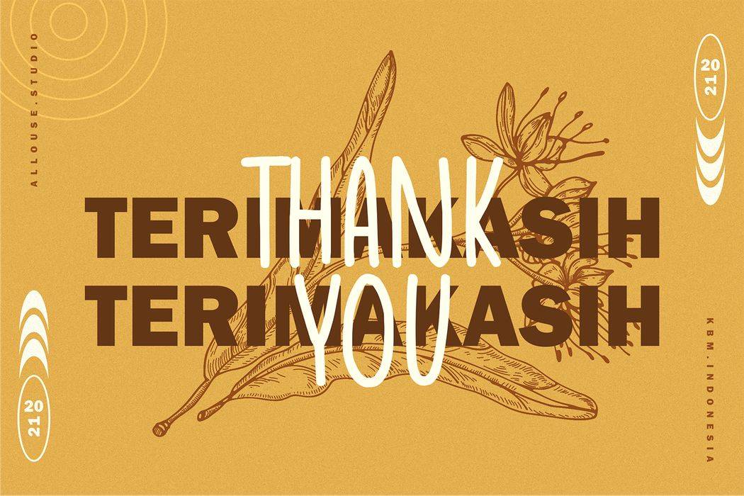 Brandy Coffee Font sample
