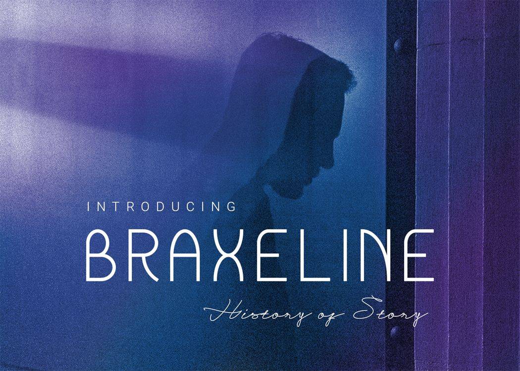 Braxeline Font sample