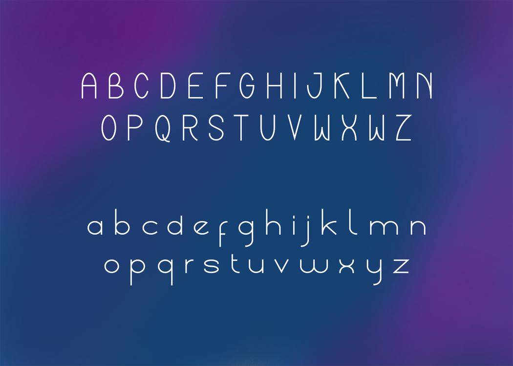 Braxeline Font sample