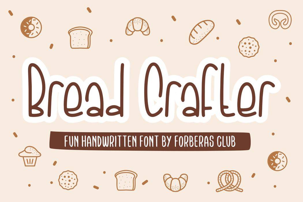 Bread Crafter Font sample
