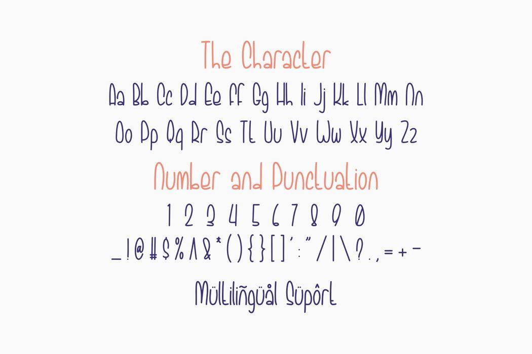 Bread Crafter Font sample