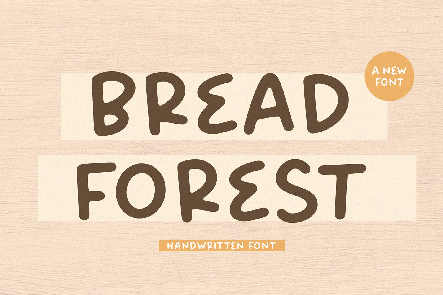 Bread Forest Font sample