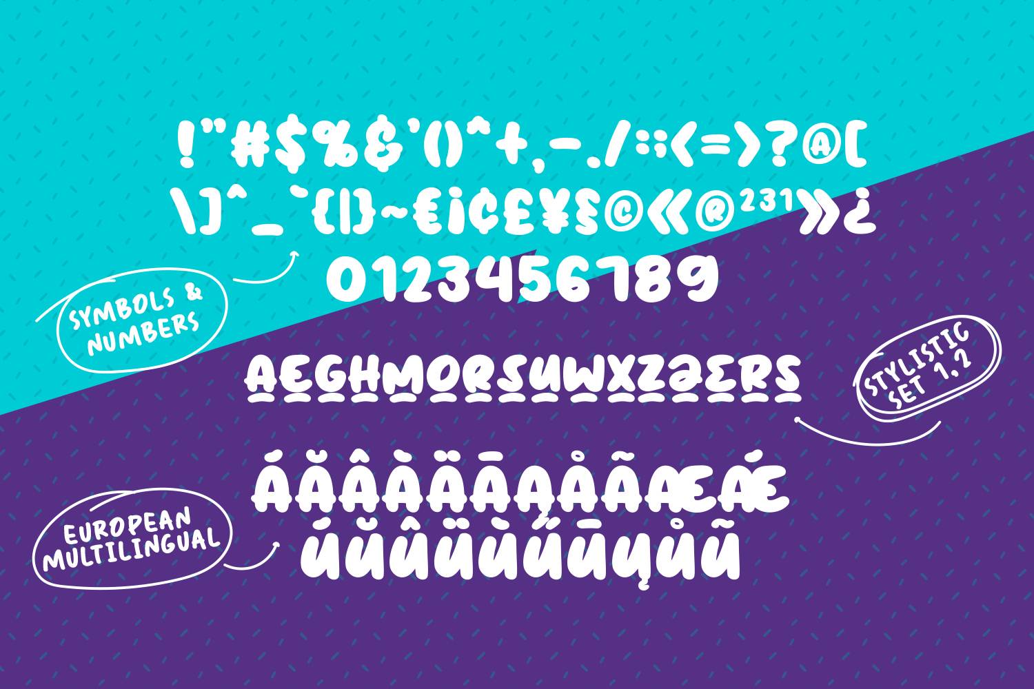 Break Snooze Font sample